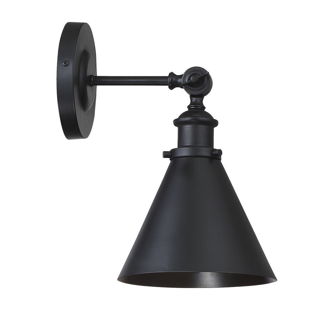 Savoy House Glenn 9-0901-1-89 Wall Sconce Light - Matte Black