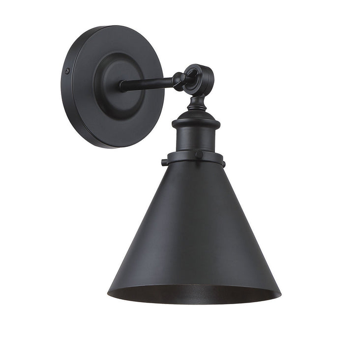 Savoy House Glenn 9-0901-1-89 Wall Sconce Light - Matte Black