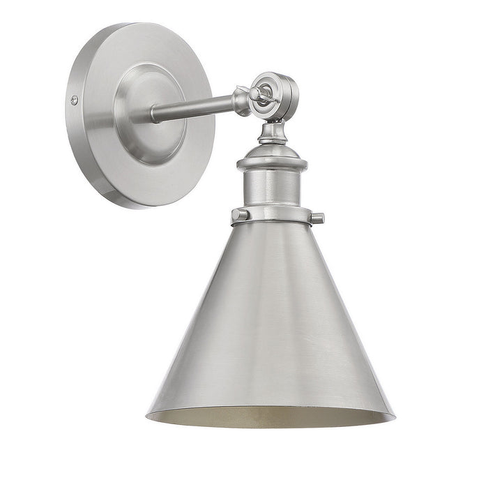 Savoy House Glenn 9-0901-1-SN Wall Sconce Light - Satin Nickel