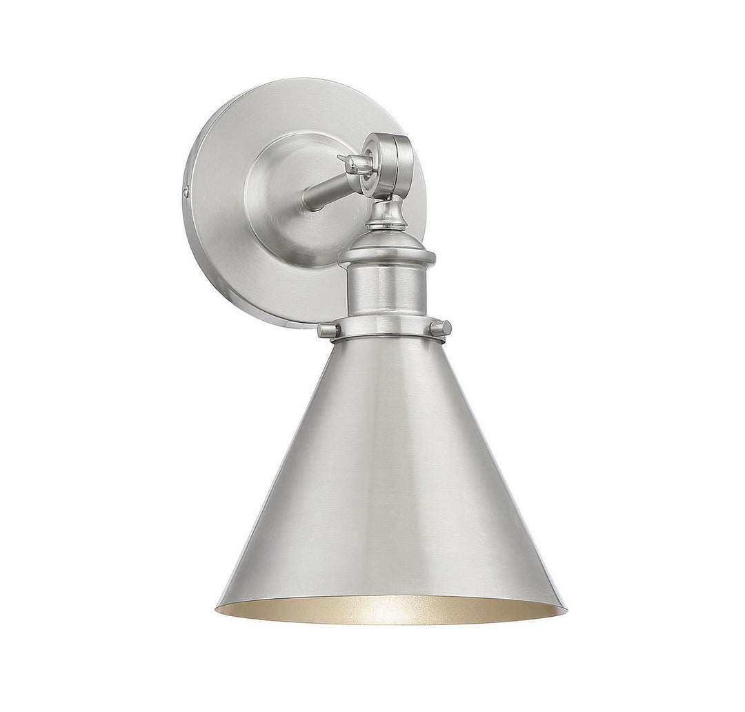 Savoy House Glenn 9-0901-1-SN Wall Sconce Light - Satin Nickel