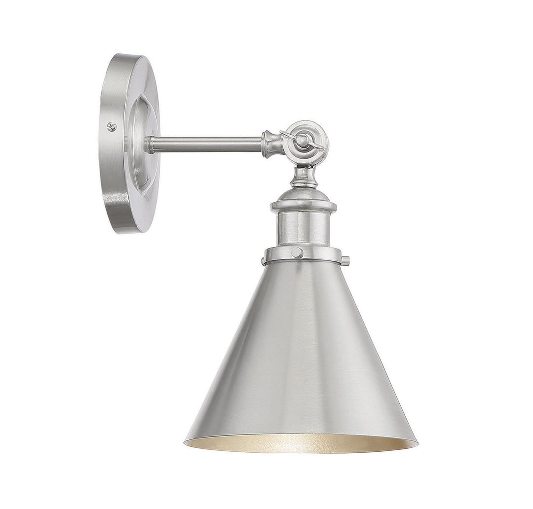 Savoy House Glenn 9-0901-1-SN Wall Sconce Light - Satin Nickel