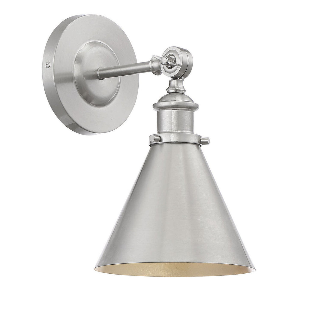 Savoy House Glenn 9-0901-1-SN Wall Sconce Light - Satin Nickel