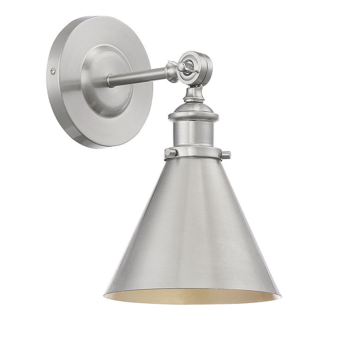 Savoy House Glenn 9-0901-1-SN Wall Sconce Light - Satin Nickel
