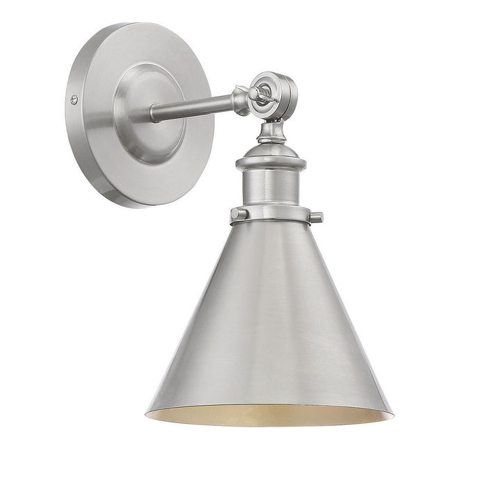 Savoy House Glenn 9-0901-1-SN Wall Sconce Light - Satin Nickel