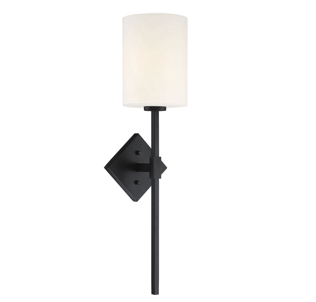 Savoy House Destin 9-0902-1-89 Wall Sconce Light - Matte Black