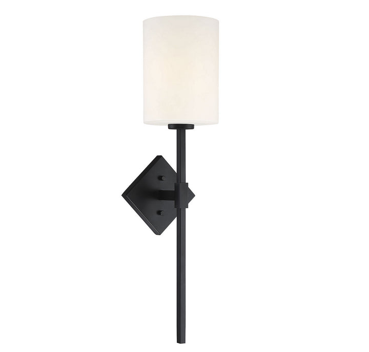 Savoy House Destin 9-0902-1-89 Wall Sconce Light - Matte Black