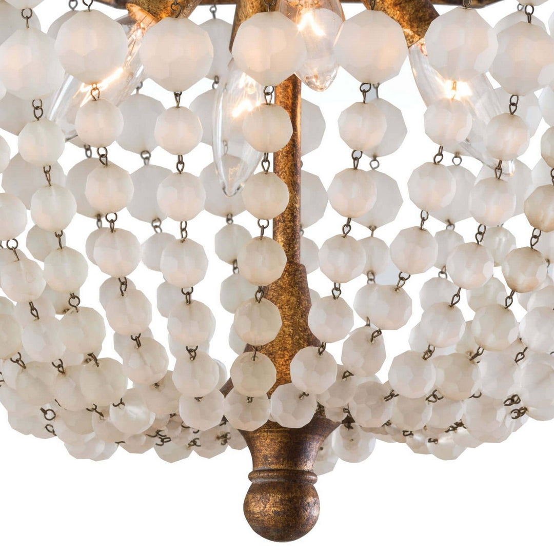 Regina Andrew Frosted 16-1164 Ceiling Light - Antique Gold