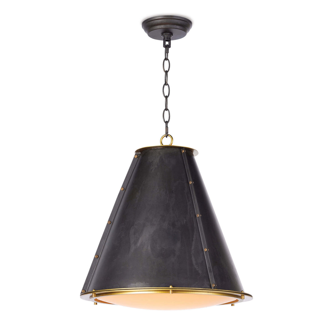 Regina Andrew French 16-1220BBNB Pendant Light - Blackened Brass