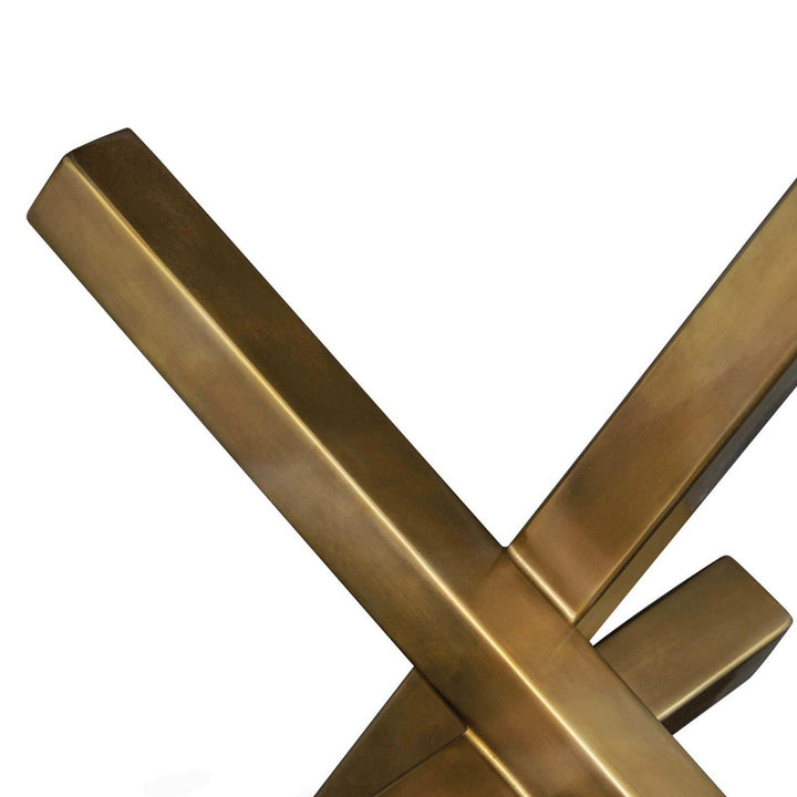 Regina Andrew 20-1073BRS  Intersecting Home Decor Brass