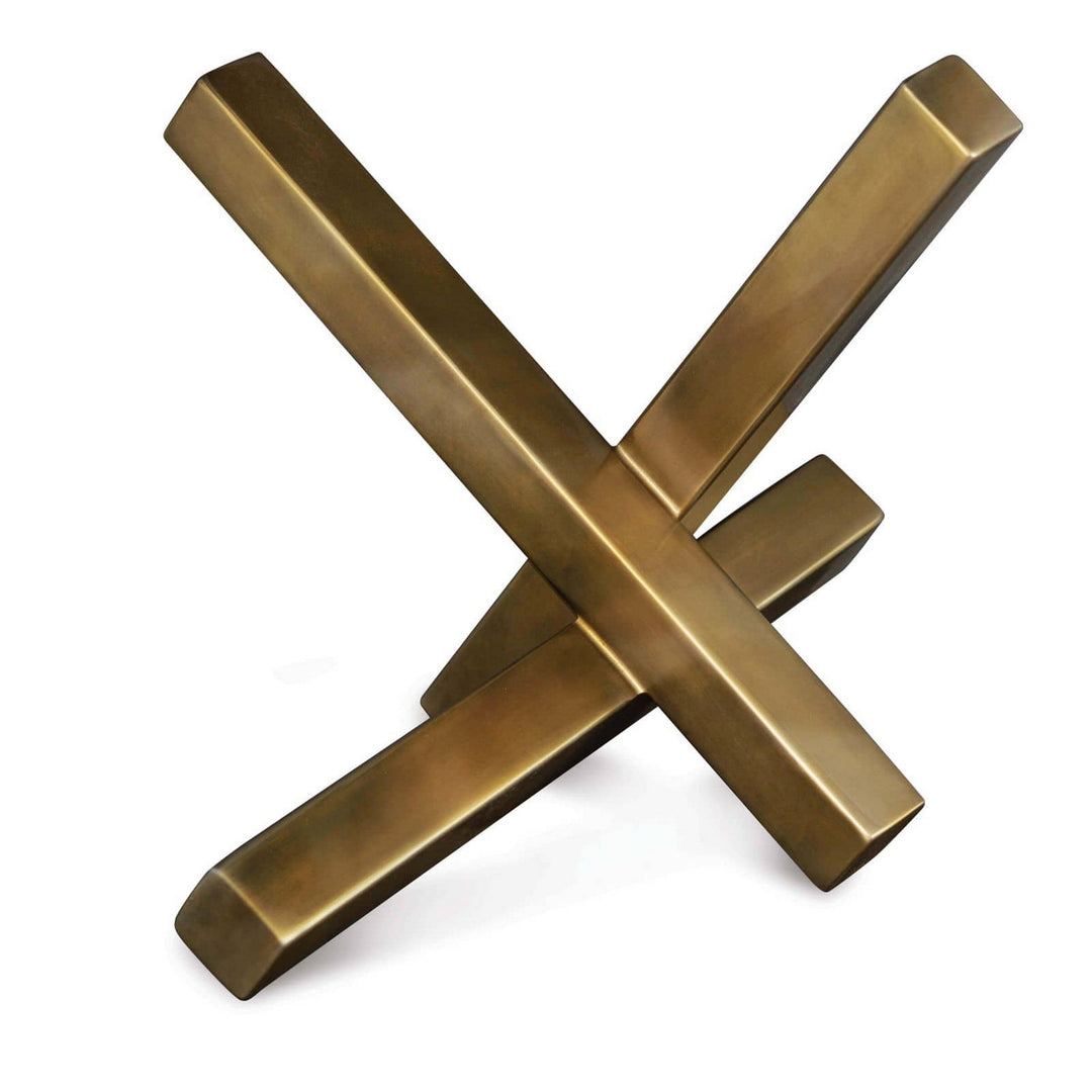 Regina Andrew 20-1073BRS  Intersecting Home Decor Brass