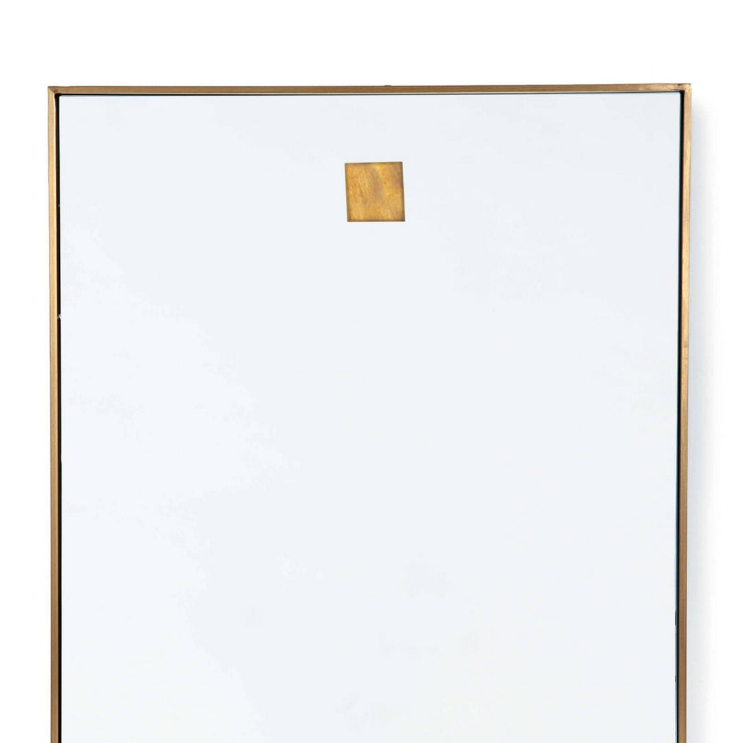 Regina Andrew 21-1046NB  Hanging Mirror Natural Brass