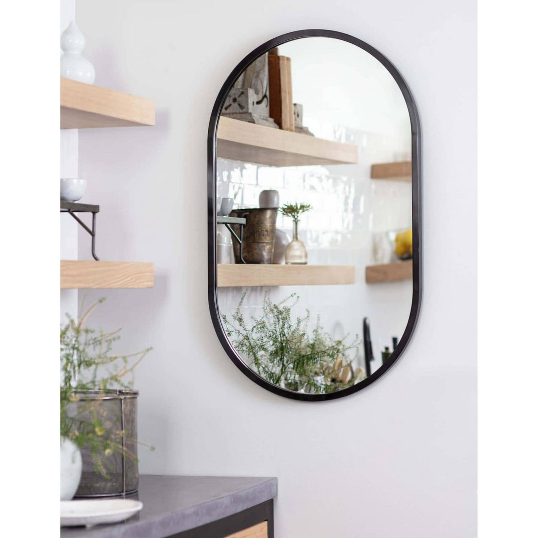 Regina Andrew 21-1088STL  Canal Mirror Blackened Steel