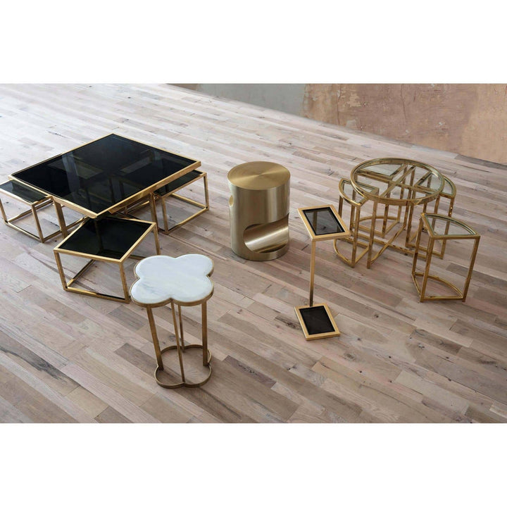 Regina Andrew 30-1009NB  Clover Furniture Natural Brass