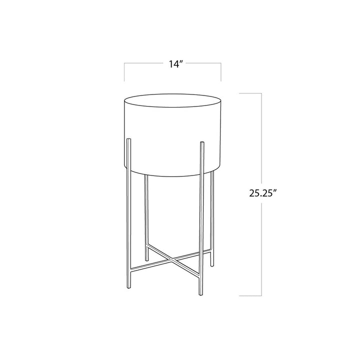 Regina Andrew 30-1022AB  Bone Furniture Brass