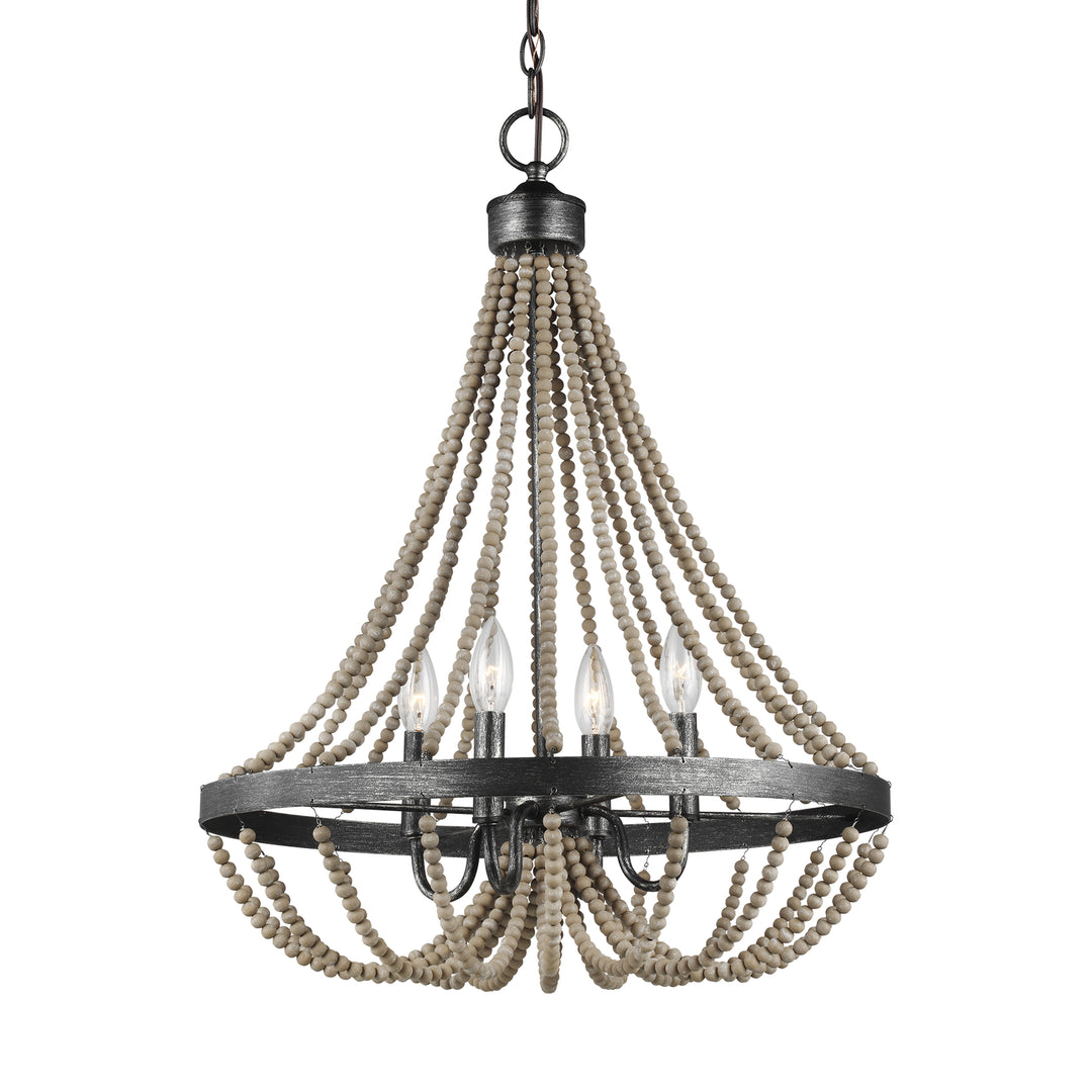 Visual Comfort Studio Oglesby 3101904EN-872 Chandelier Light - Washed Pine