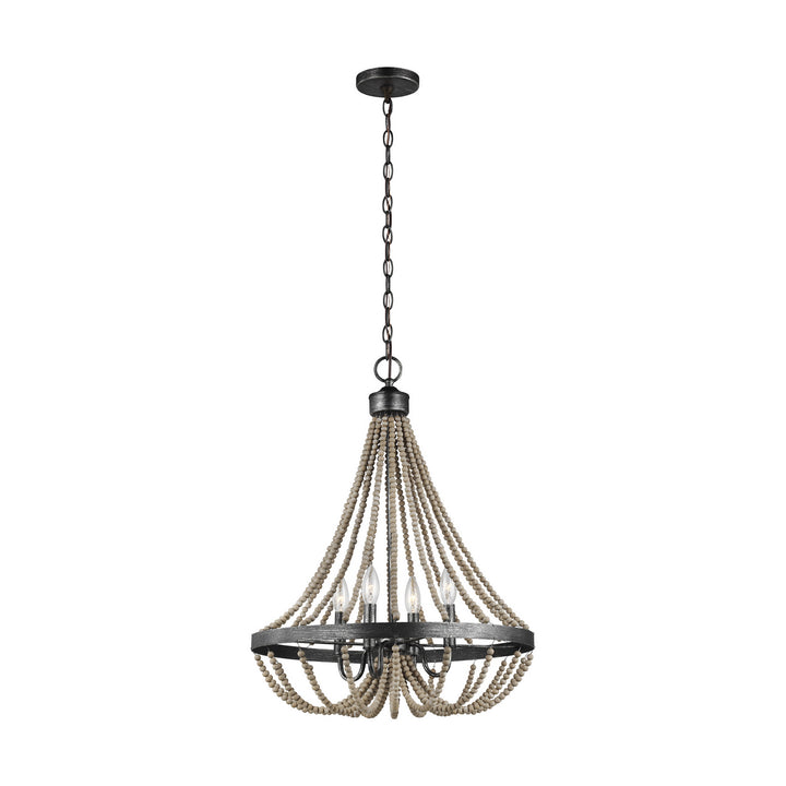 Visual Comfort Studio Oglesby 3101904EN-872 Chandelier Light - Washed Pine