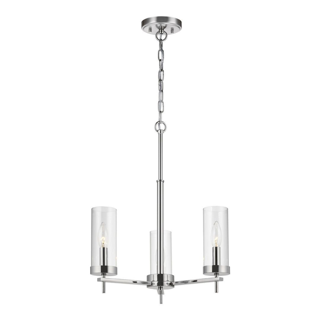 Visual Comfort Studio Zire 3190303-05 Chandelier Light - Chrome