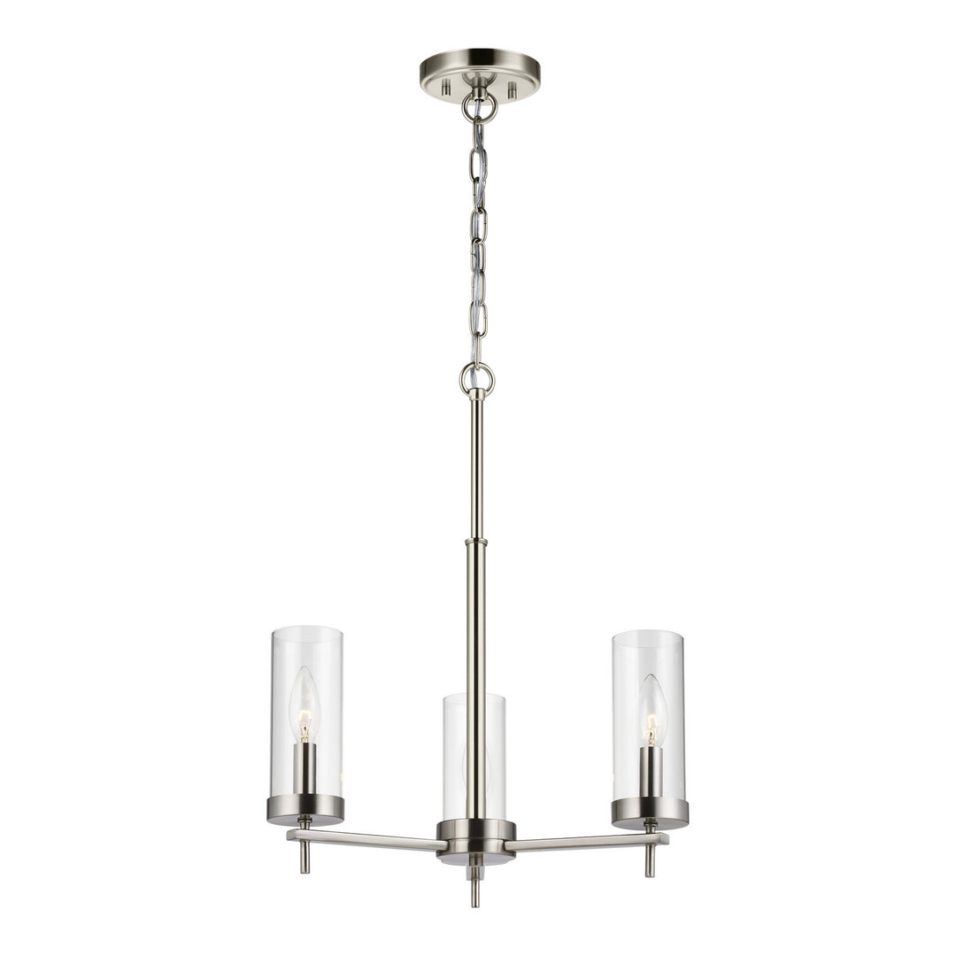 Visual Comfort Studio Zire 3190303-962 Chandelier Light - Brushed Nickel