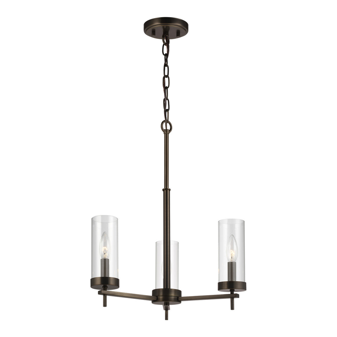 Visual Comfort Studio Zire 3190303EN-778 Chandelier Light - Brushed Oil Rubbed Bronze