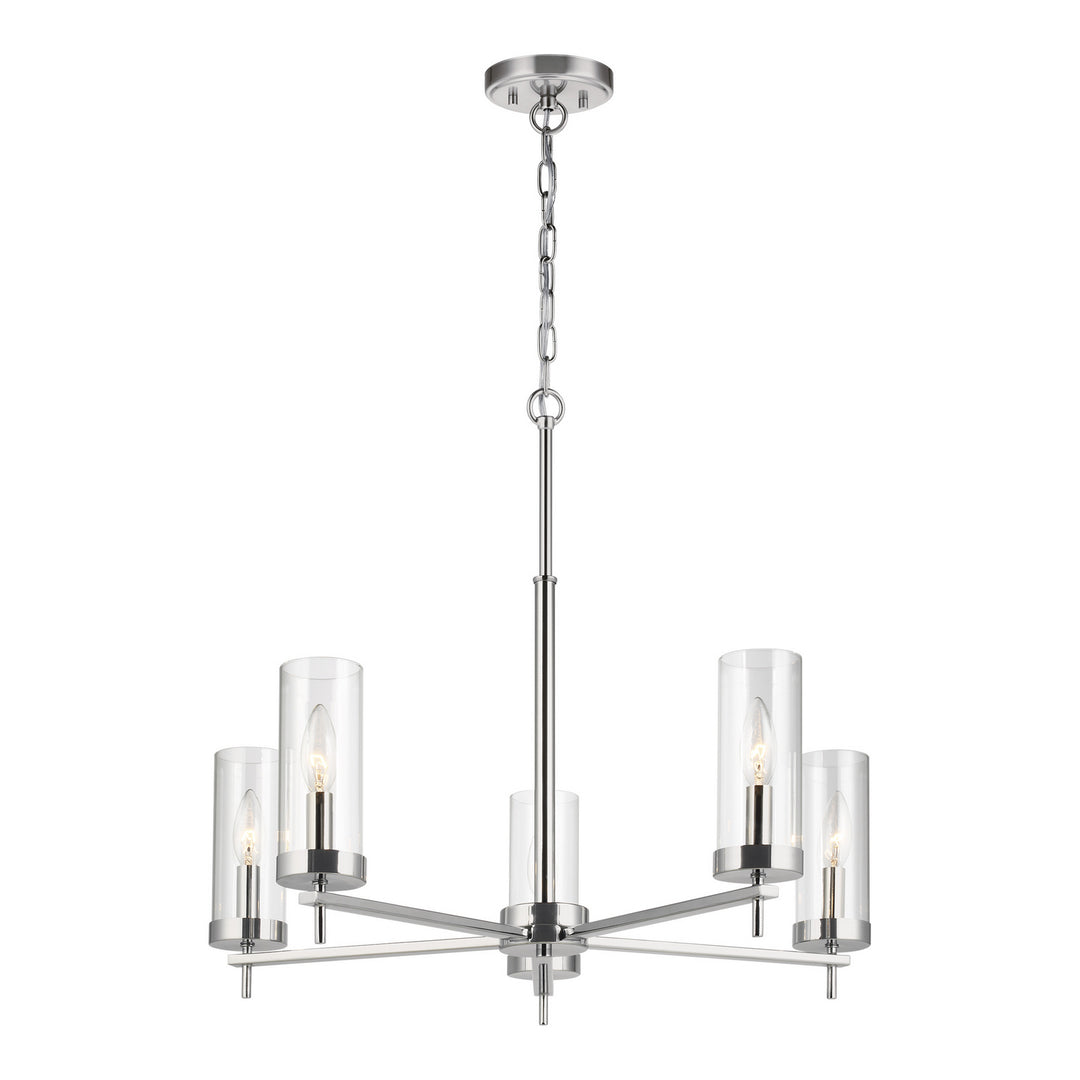 Visual Comfort Studio Zire 3190305-05 Chandelier Light - Chrome