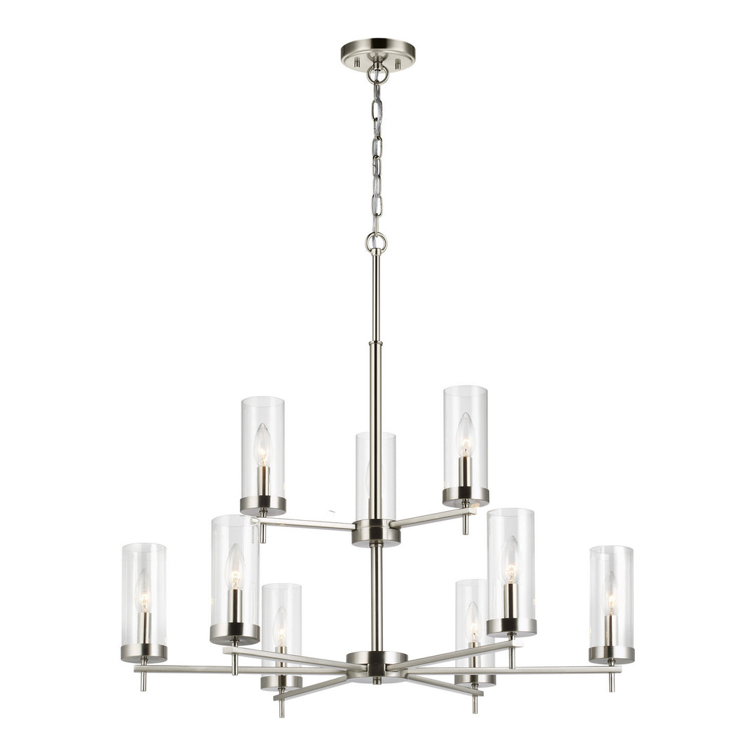 Visual Comfort Studio Zire 3190309-962 Chandelier Light - Brushed Nickel