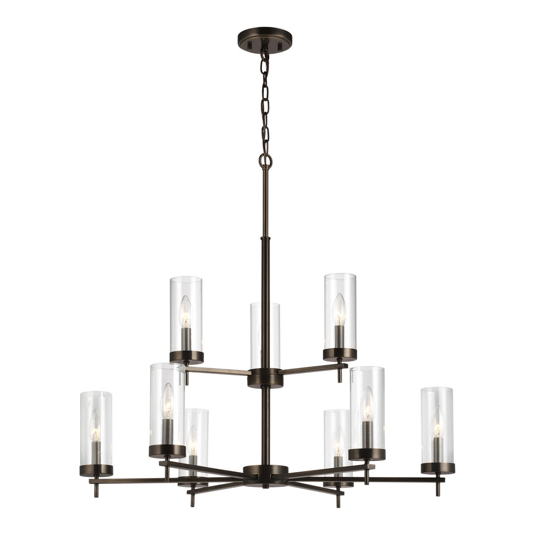 Visual Comfort Studio Zire 3190309EN-778 Chandelier Light - Brushed Oil Rubbed Bronze