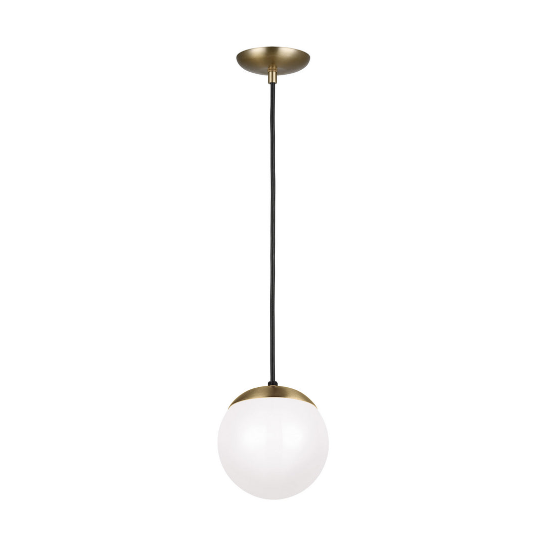Visual Comfort Studio Leo - Hanging Globe 6018-848 Pendant Light - Satin Brass
