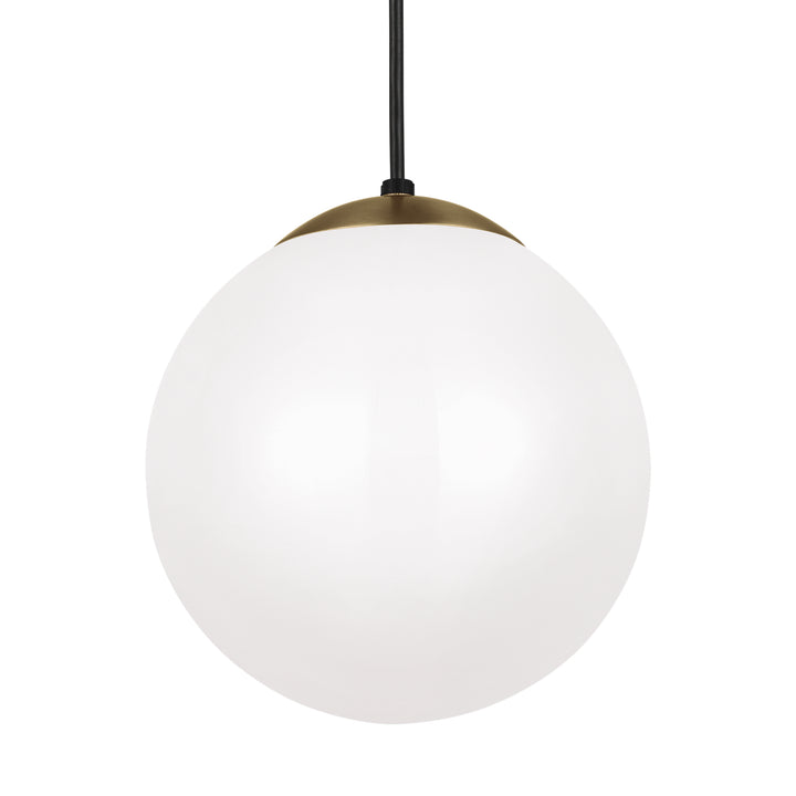 Visual Comfort Studio Leo - Hanging Globe 6020-848 Pendant Light - Satin Brass