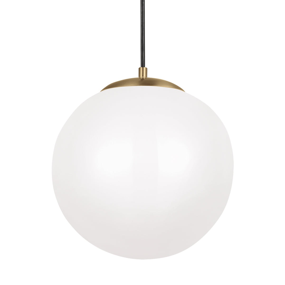 Visual Comfort Studio Leo - Hanging Globe 602493S-848 Pendant Light - Satin Brass