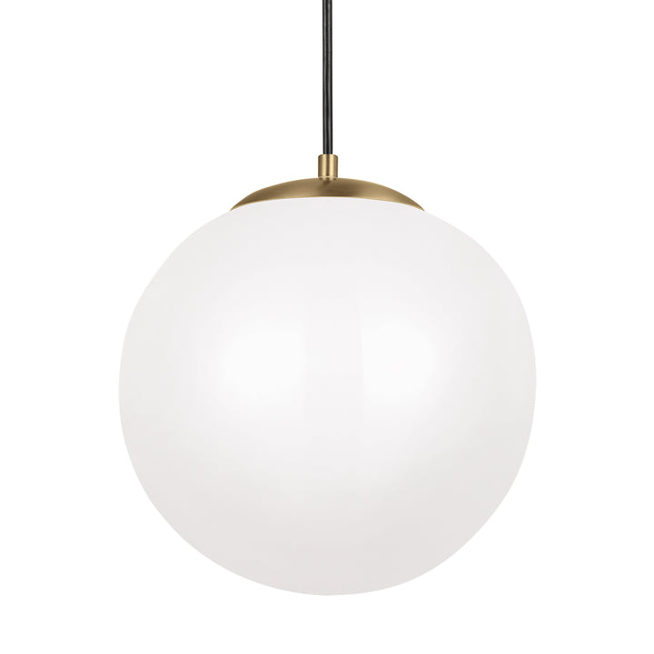 Visual Comfort Studio Leo - Hanging Globe 602493S-848 Pendant Light - Satin Brass