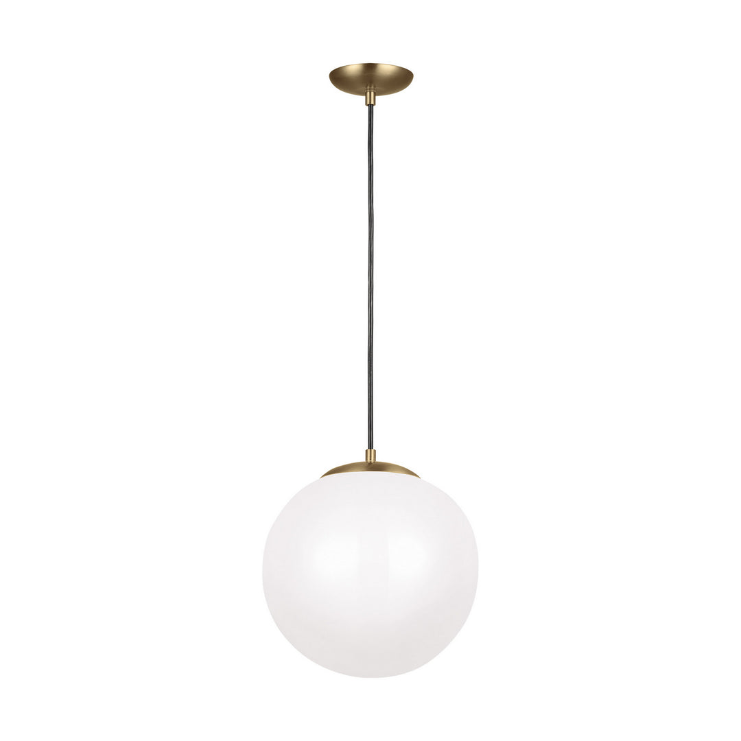 Visual Comfort Studio Leo - Hanging Globe 602493S-848 Pendant Light - Satin Brass