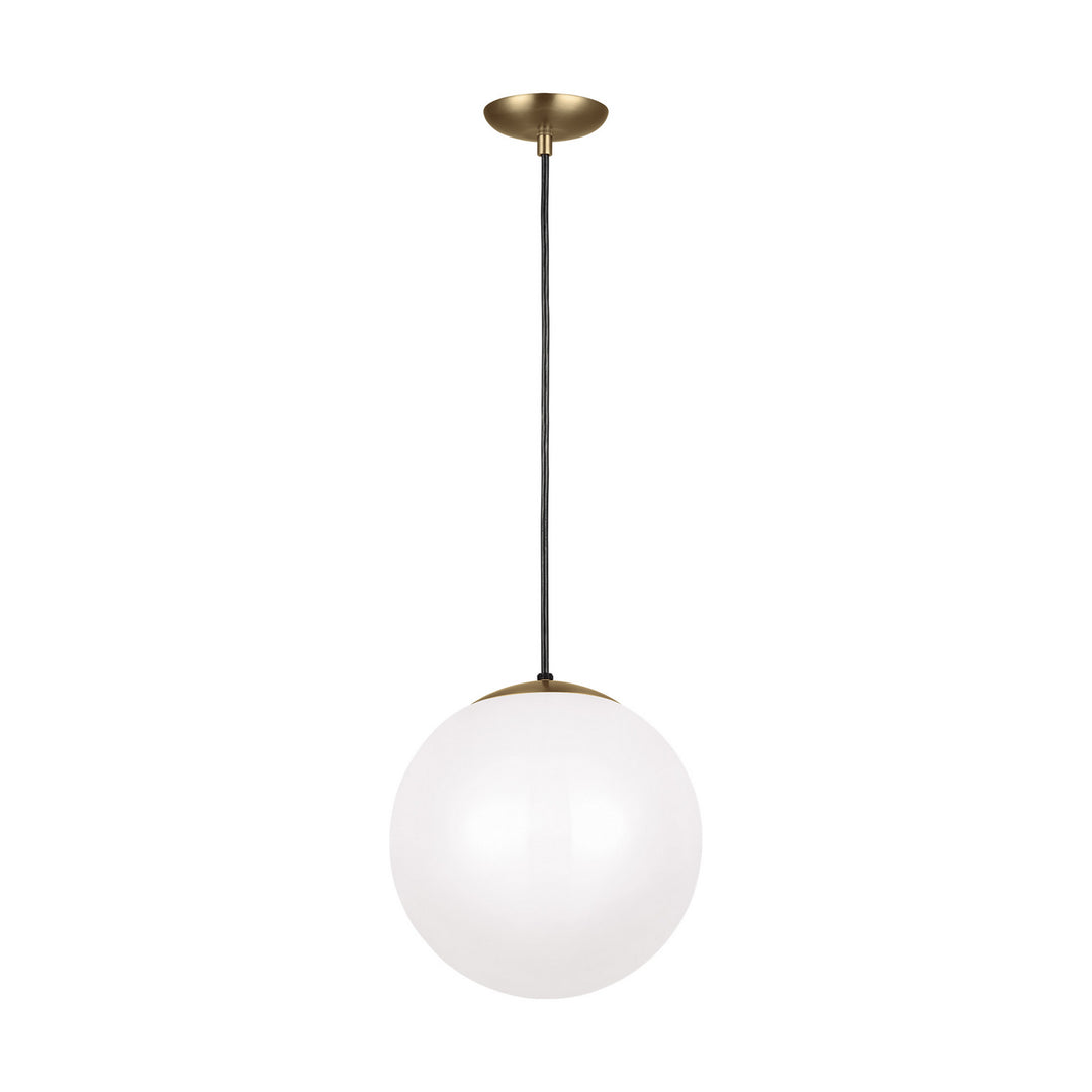 Visual Comfort Studio Leo - Hanging Globe 6024EN3-848 Pendant Light - Satin Brass