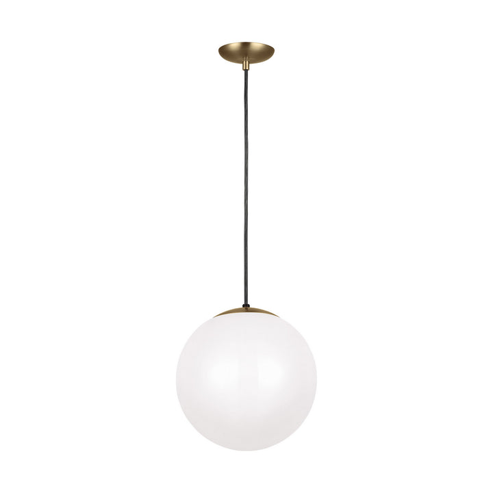 Visual Comfort Studio Leo - Hanging Globe 6024EN3-848 Pendant Light - Satin Brass