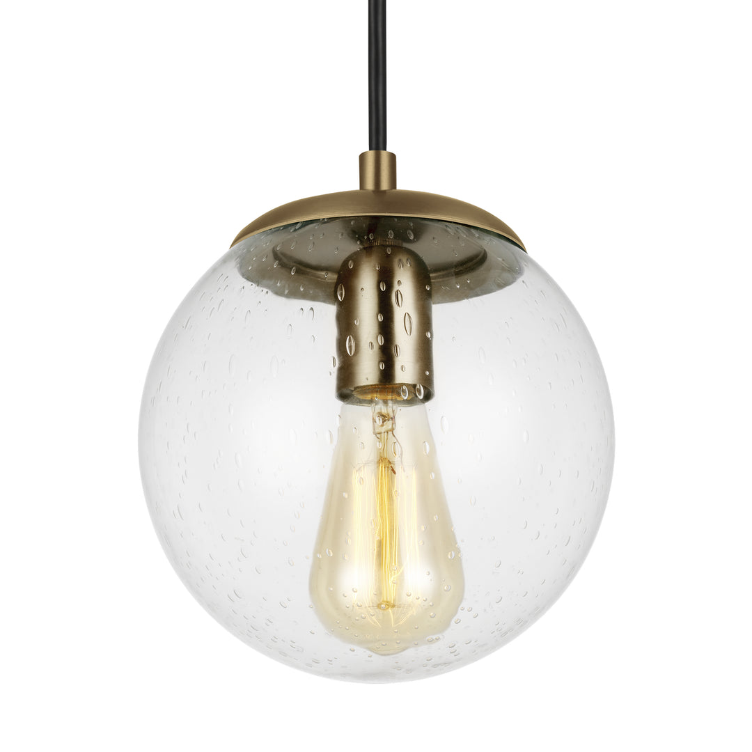 Visual Comfort Studio Leo - Hanging Globe 6501801-848 Pendant Light - Satin Brass