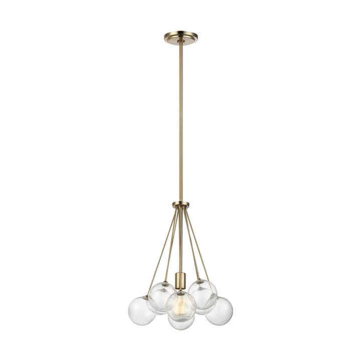 Visual Comfort Studio Bronzeville 6514301-848 Chandelier Light - Satin Brass