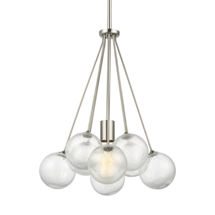 Visual Comfort Studio Bronzeville 6514301-962 Chandelier Light - Brushed Nickel