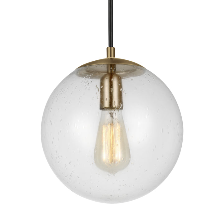 Visual Comfort Studio Leo - Hanging Globe 6601801-848 Pendant Light - Satin Brass
