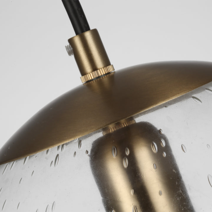 Visual Comfort Studio Leo - Hanging Globe 6601801-848 Pendant Light - Satin Brass