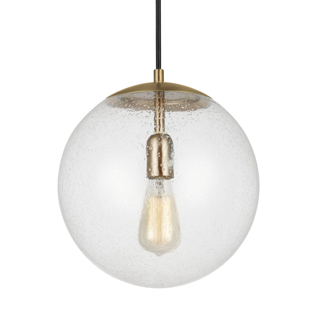 Visual Comfort Studio Leo - Hanging Globe 6701801-848 Pendant Light - Satin Brass