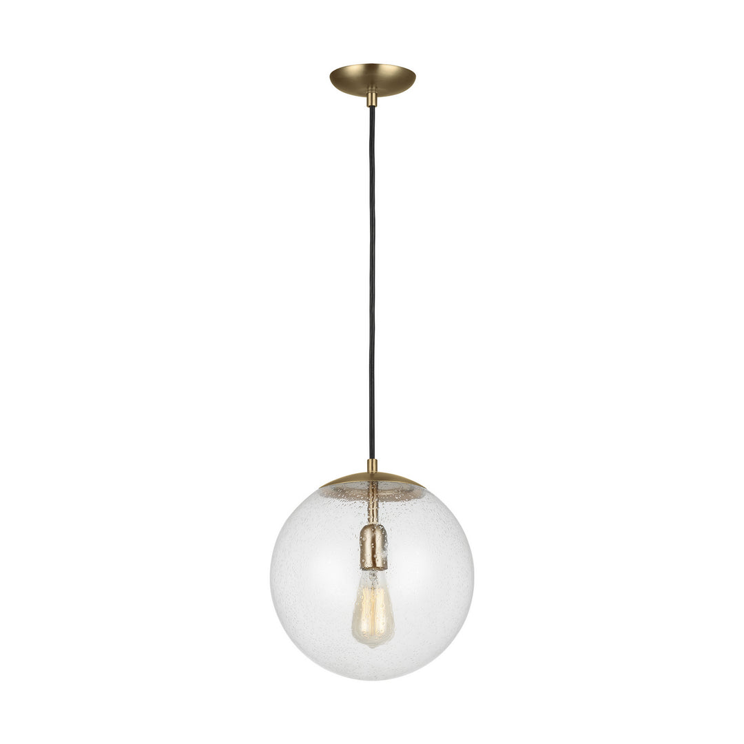 Visual Comfort Studio Leo - Hanging Globe 6701801-848 Pendant Light - Satin Brass