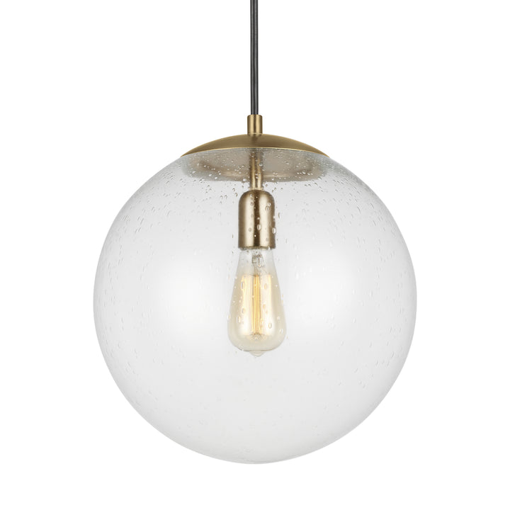 Visual Comfort Studio Leo - Hanging Globe 6801801-848 Pendant Light - Satin Brass