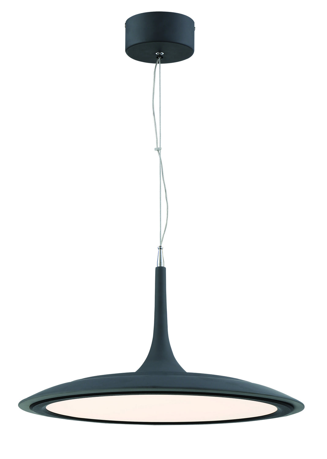 George Kovacs Hover P1781-719-L Pendant Light - Dark Grey