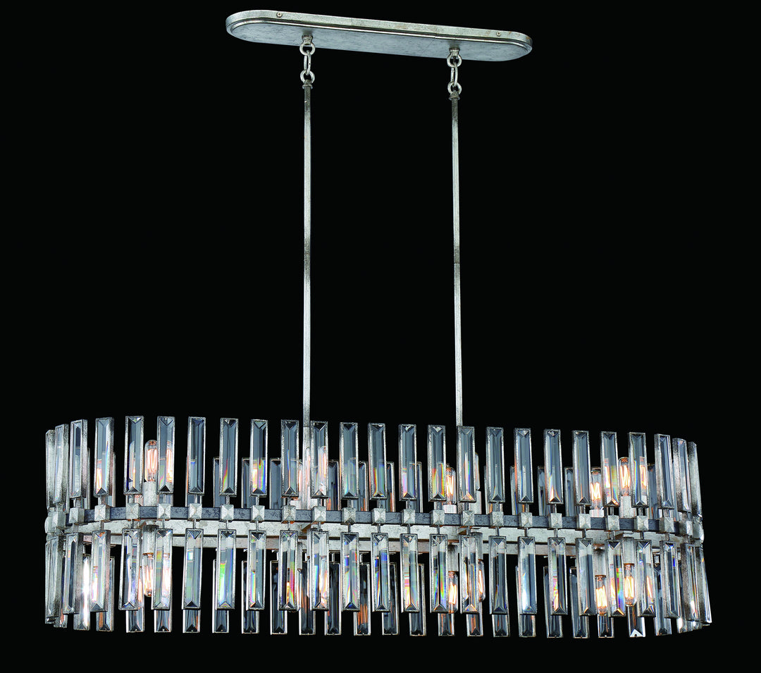 Metropolitan Belle Aurore N7715-700 Pendant Light - Shadow Silver Leaf