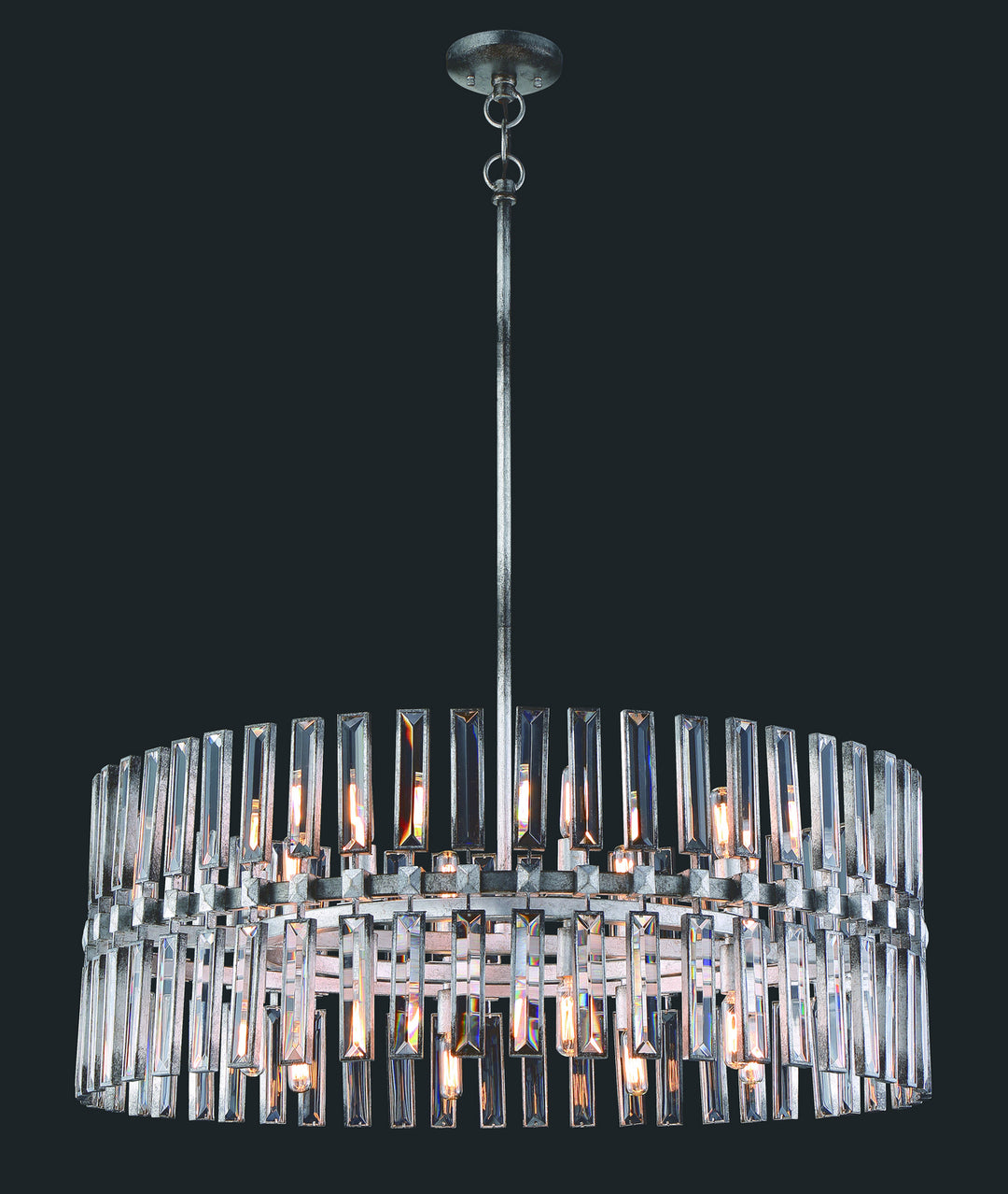 Metropolitan Belle Aurore N7716-700 Pendant Light - Shadow Silver Leaf