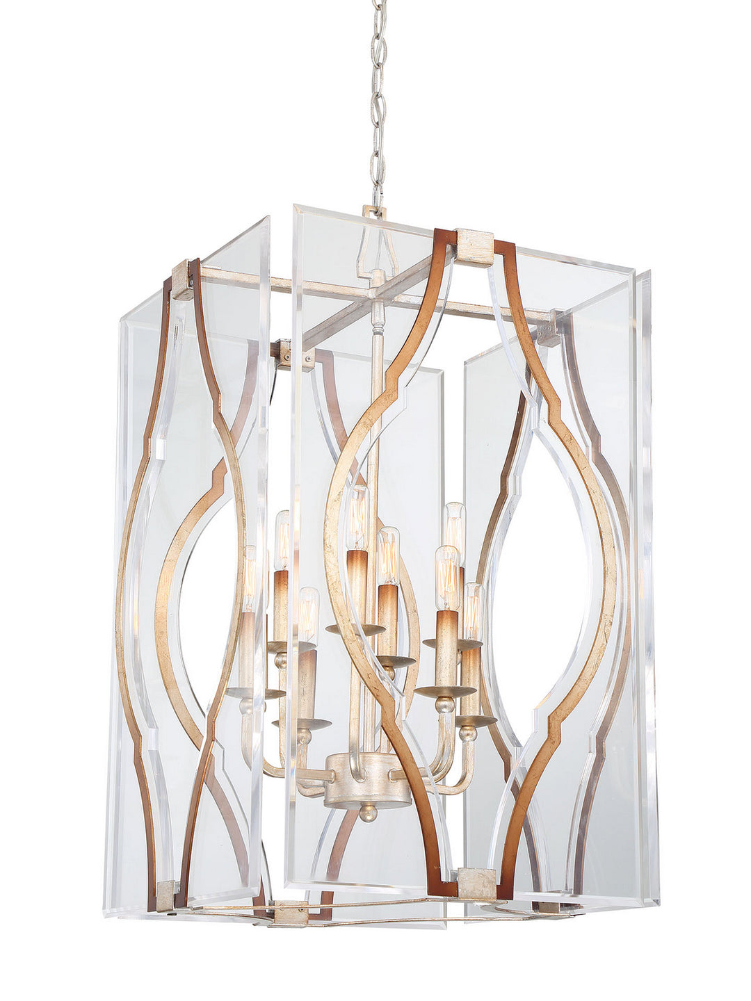 Metropolitan Brenton Cove N7768-683 Pendant Light - Gold Mist Gold Leaf