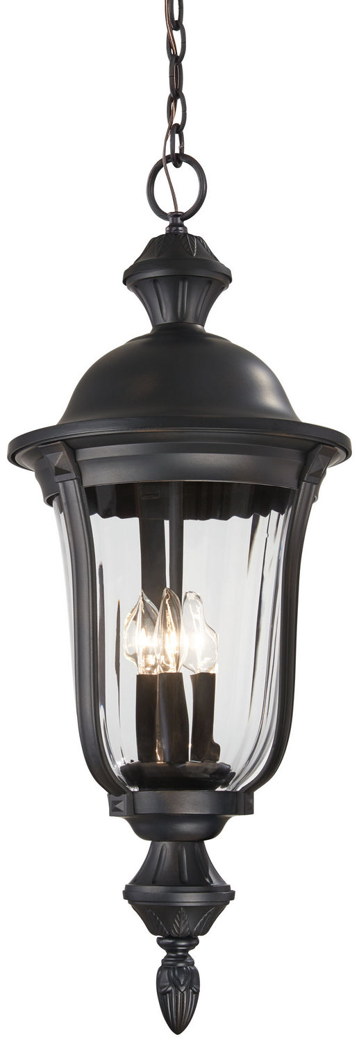 Minka-Lavery Lighting 8848-94 Morgan Park Three Light Chain Hung Outdoor Bronze / Dark