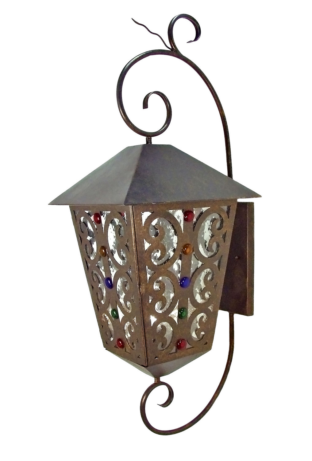 Meyda Tiffany Lighting 119831 Julie One Light Pendant Outdoor Bronze / Dark