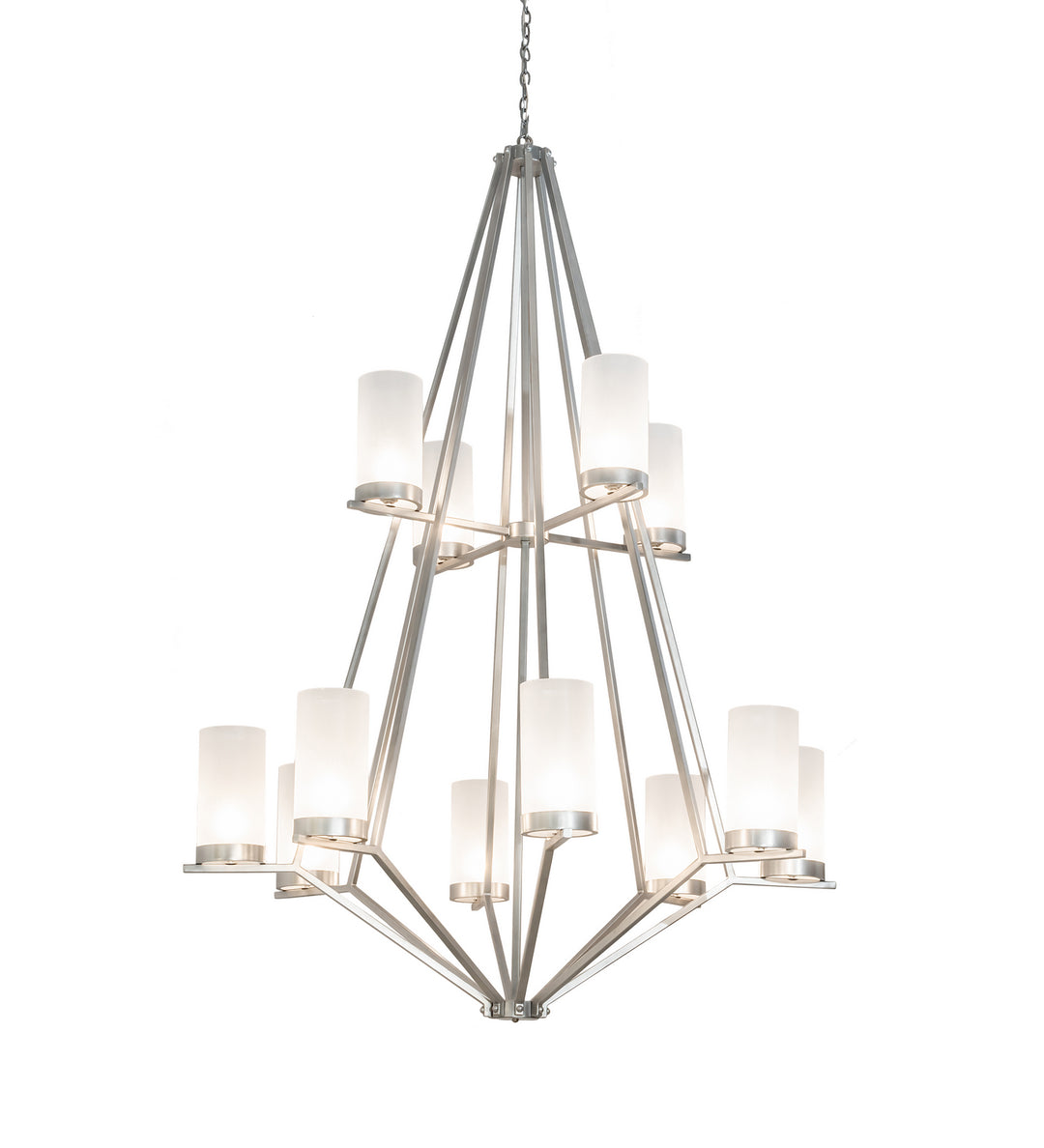 Meyda Tiffany Galen 211141 Chandelier Light - Nickel