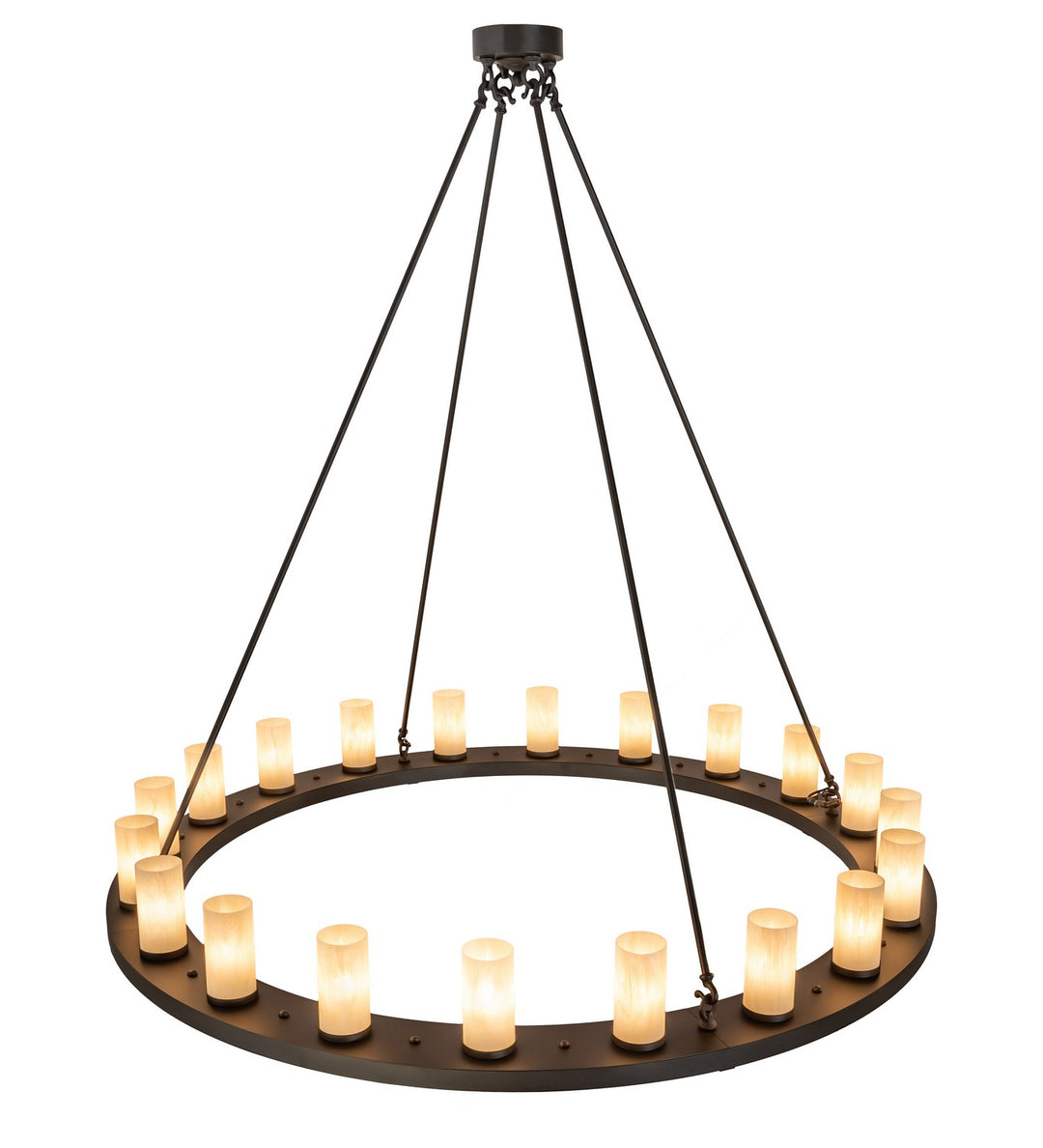 Meyda Tiffany Loxley 211438 Chandelier Light - Oil Rubbed Bronze