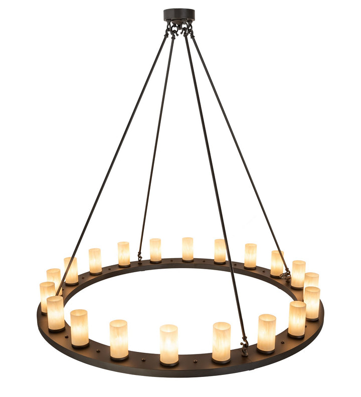 Meyda Tiffany Loxley 211438 Chandelier Light - Oil Rubbed Bronze